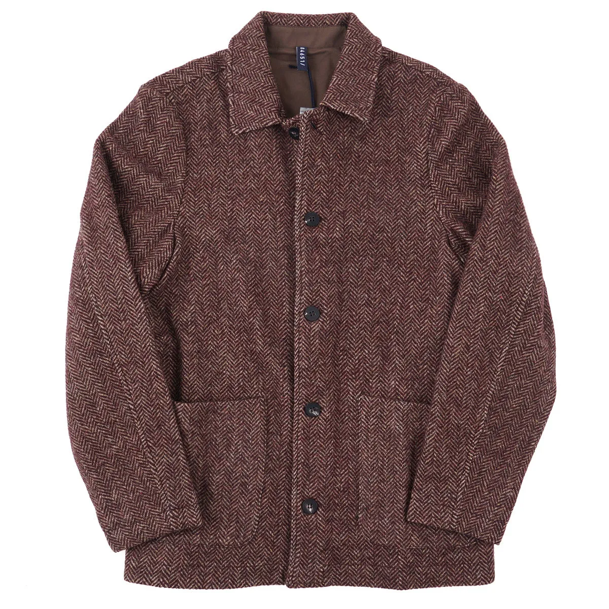 04651 / A Trip in a Bag Herringbone Tweed Jacket