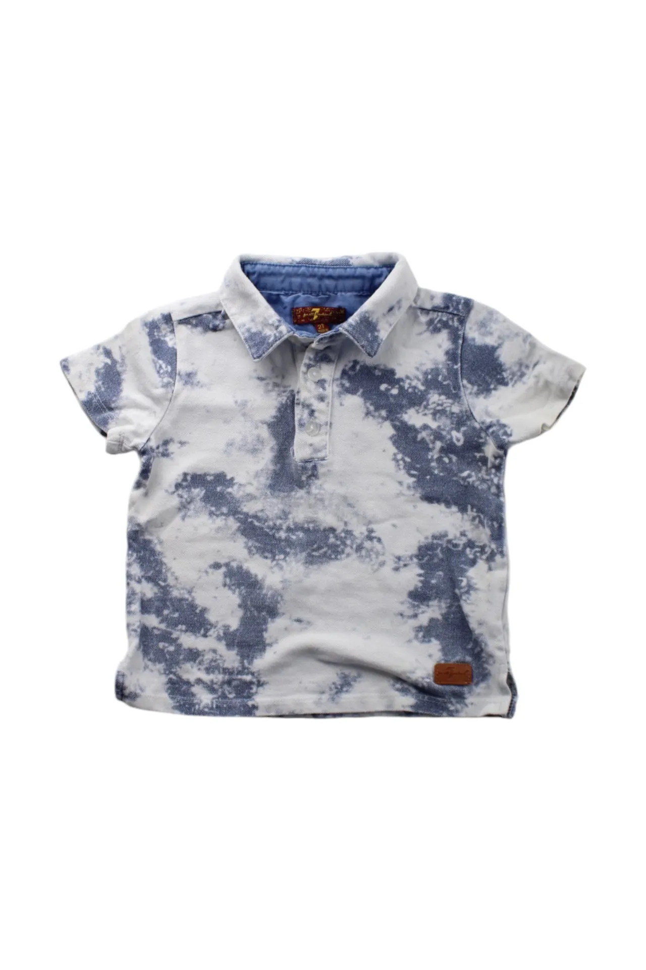 7 For All Mankind Short Sleeve Polo 2T