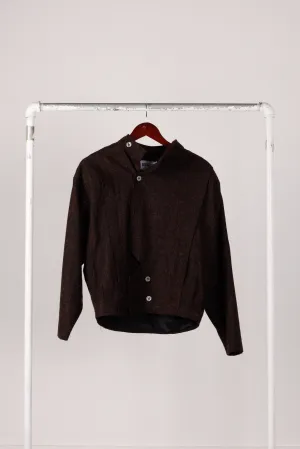 80's Kenzo 'Flecked Tweed Double Breasted' Harrington Jacket