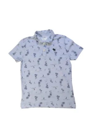 Abercrombie & Fitch Animal Print Polo Shirt 5-6T