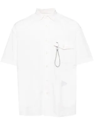 Appliqu-Detail Short-Sleeve Shirt