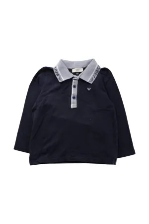 Armani Long Sleeve Polo Shirt 2T