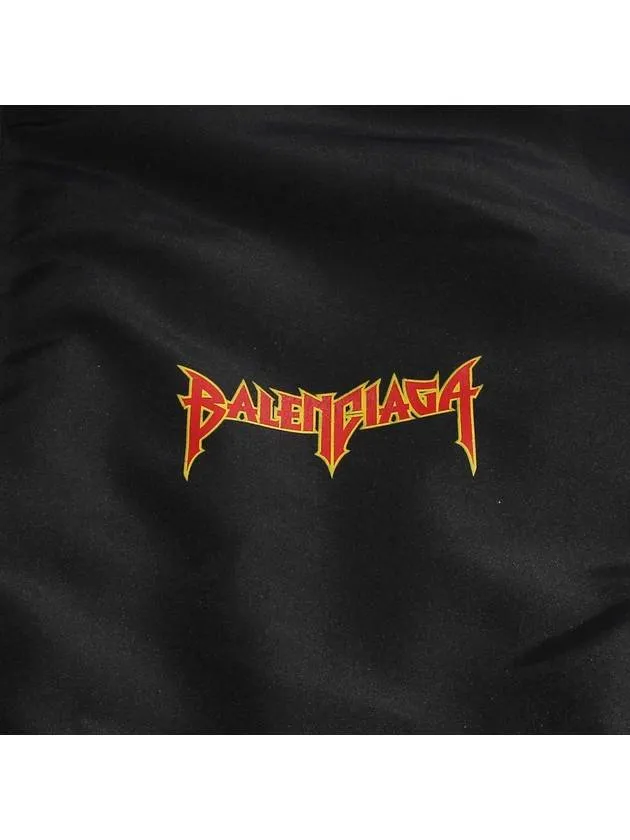 Balenciaga Artwork Print Windbreak Black