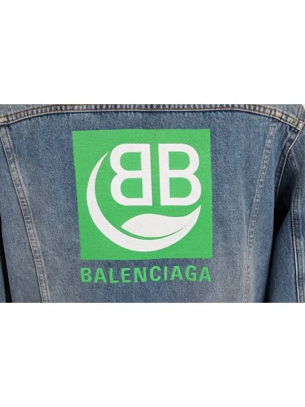 Balenciaga BB logo denim jacket 48