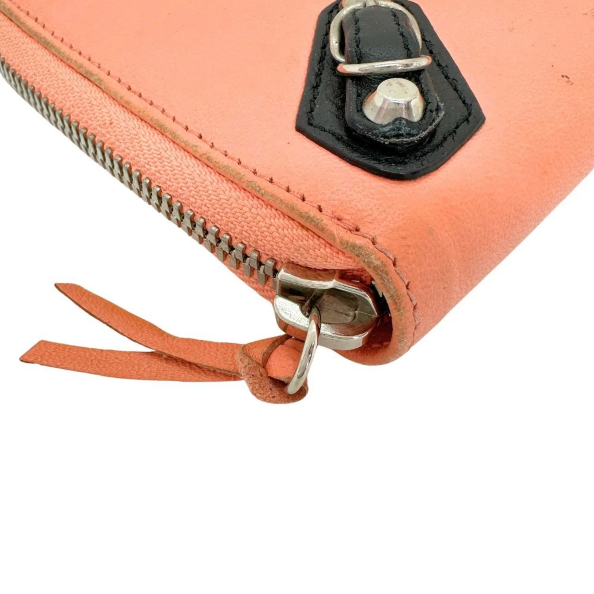 Balenciaga Cagole Orange Leather Accessories