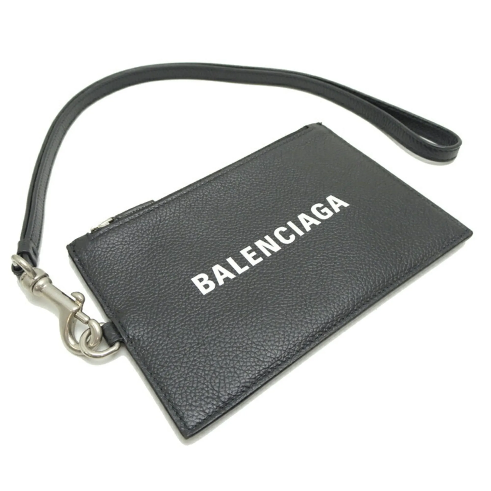 Balenciaga Cash Black Leather Accessories