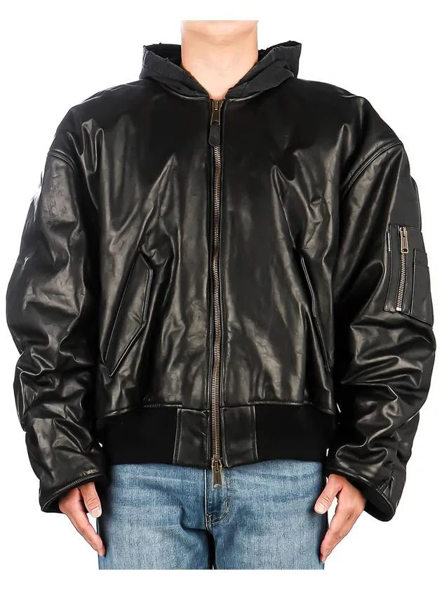 Balenciaga Hoodie Bomber Black