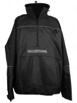 Balenciaga Logo Anorak Black 46