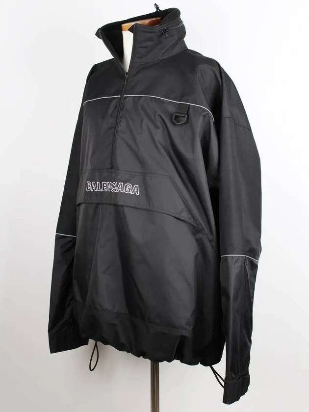 Balenciaga Logo Anorak Black 46