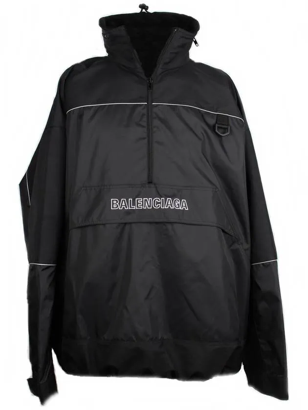 Balenciaga Logo Anorak Black 46