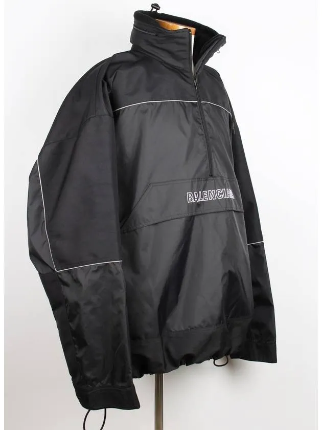 Balenciaga Logo Anorak Black 46