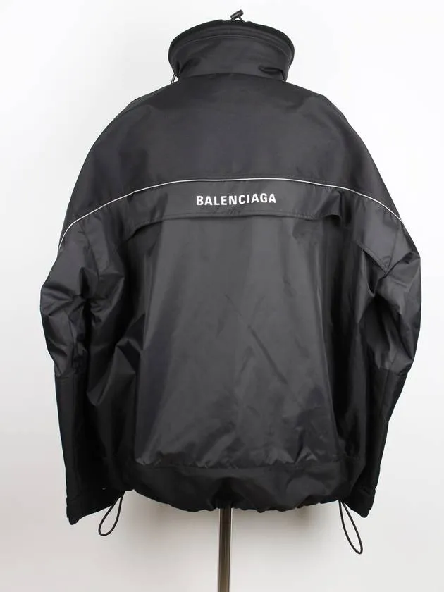 Balenciaga Logo Anorak Black 46