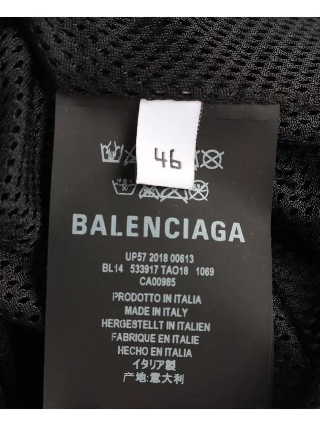 Balenciaga Logo Anorak Black 46
