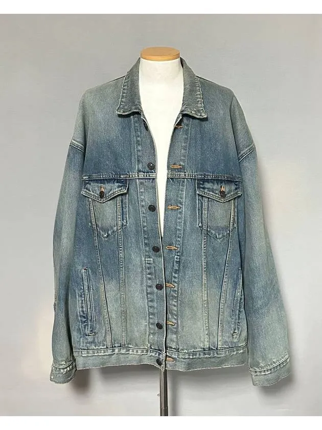 Balenciaga logo print denim jacket 110