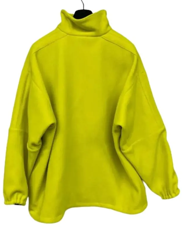 Balenciaga Logo Stripe Zip-Up Jacket Yellow