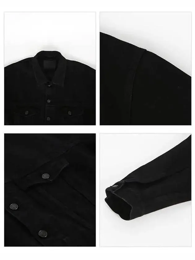 Balenciaga Oversized Denim Jacket Black