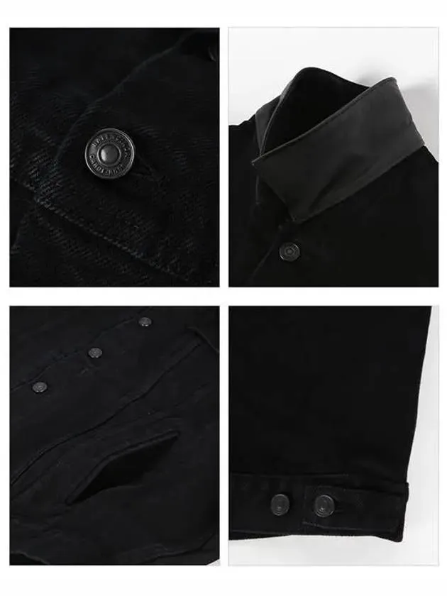 Balenciaga Oversized Denim Jacket Black