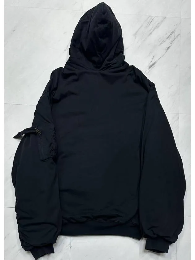 Balenciaga padded bomber hoodie 110