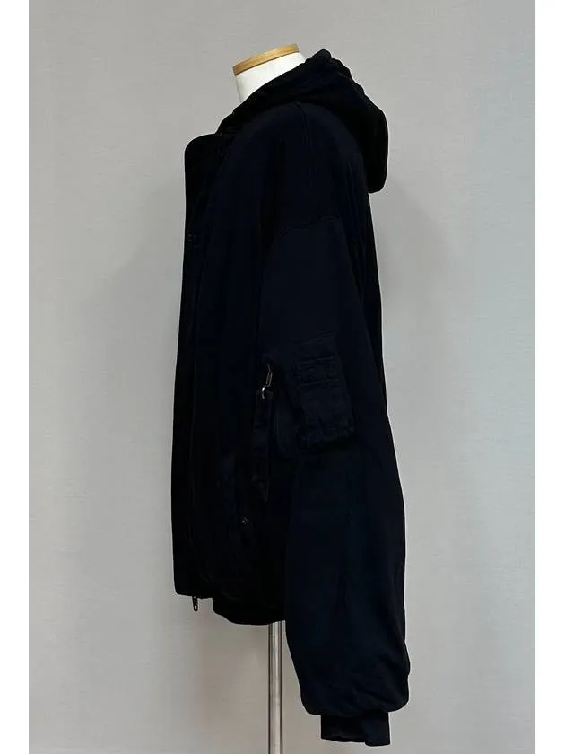 Balenciaga padded bomber hoodie 110