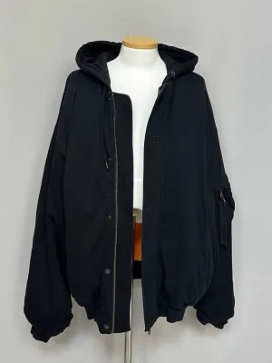 Balenciaga padded bomber hoodie 110