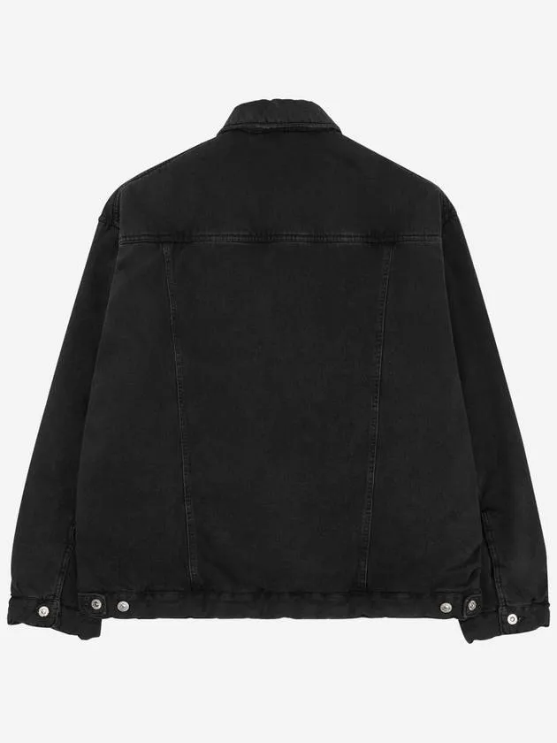 Balenciaga Padded Japanese Denim Jacket Black