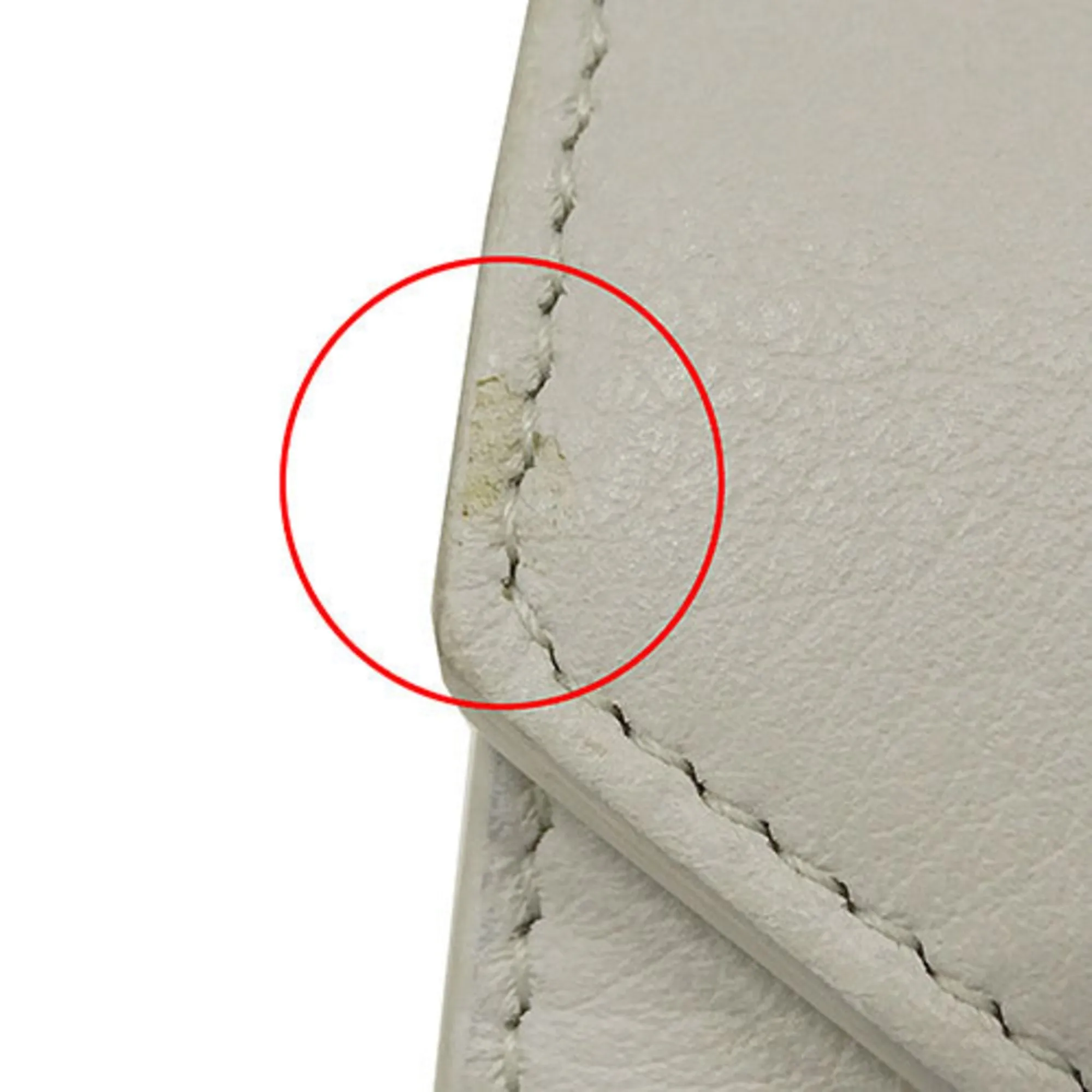 Balenciaga Papier White Leather Accessories