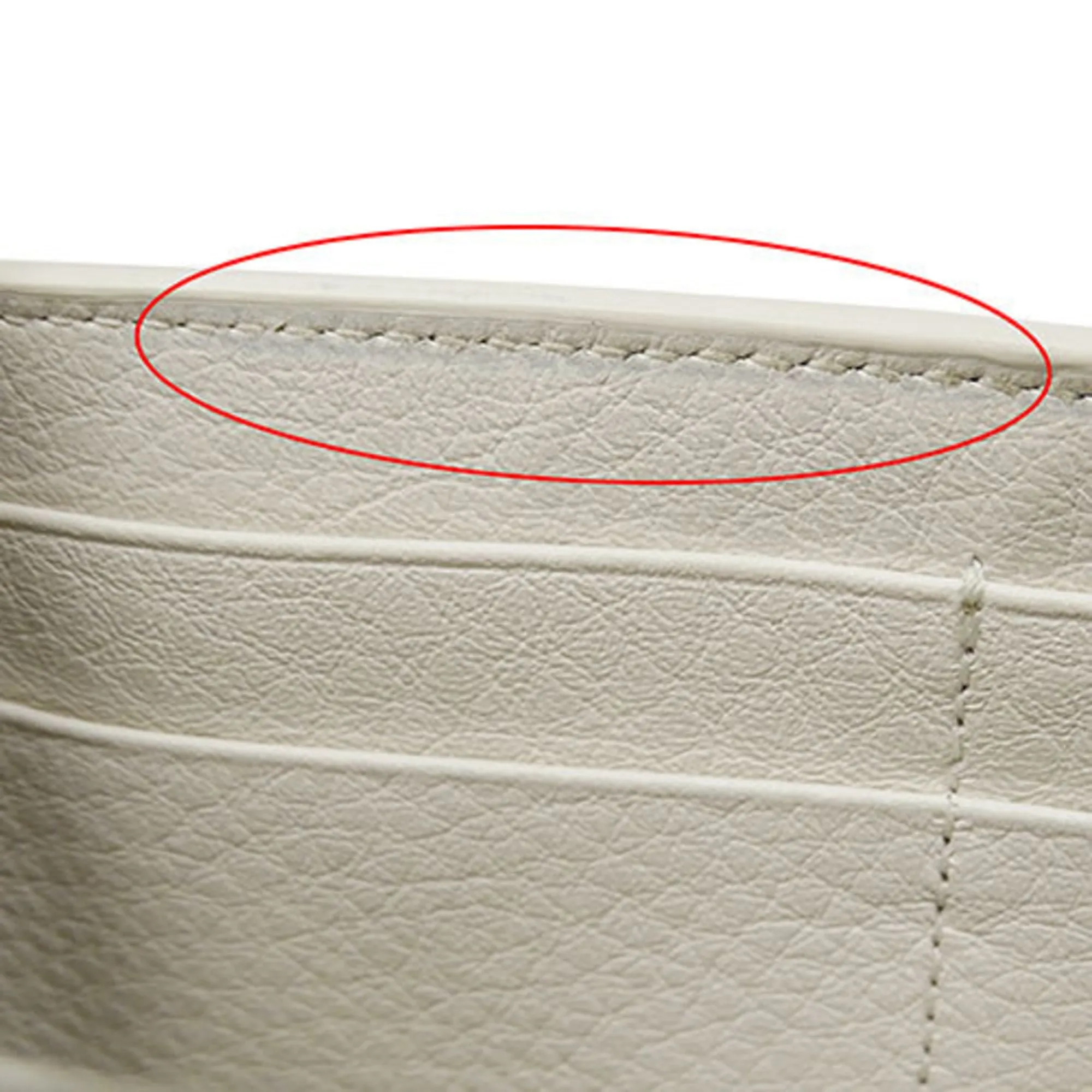 Balenciaga Papier White Leather Accessories