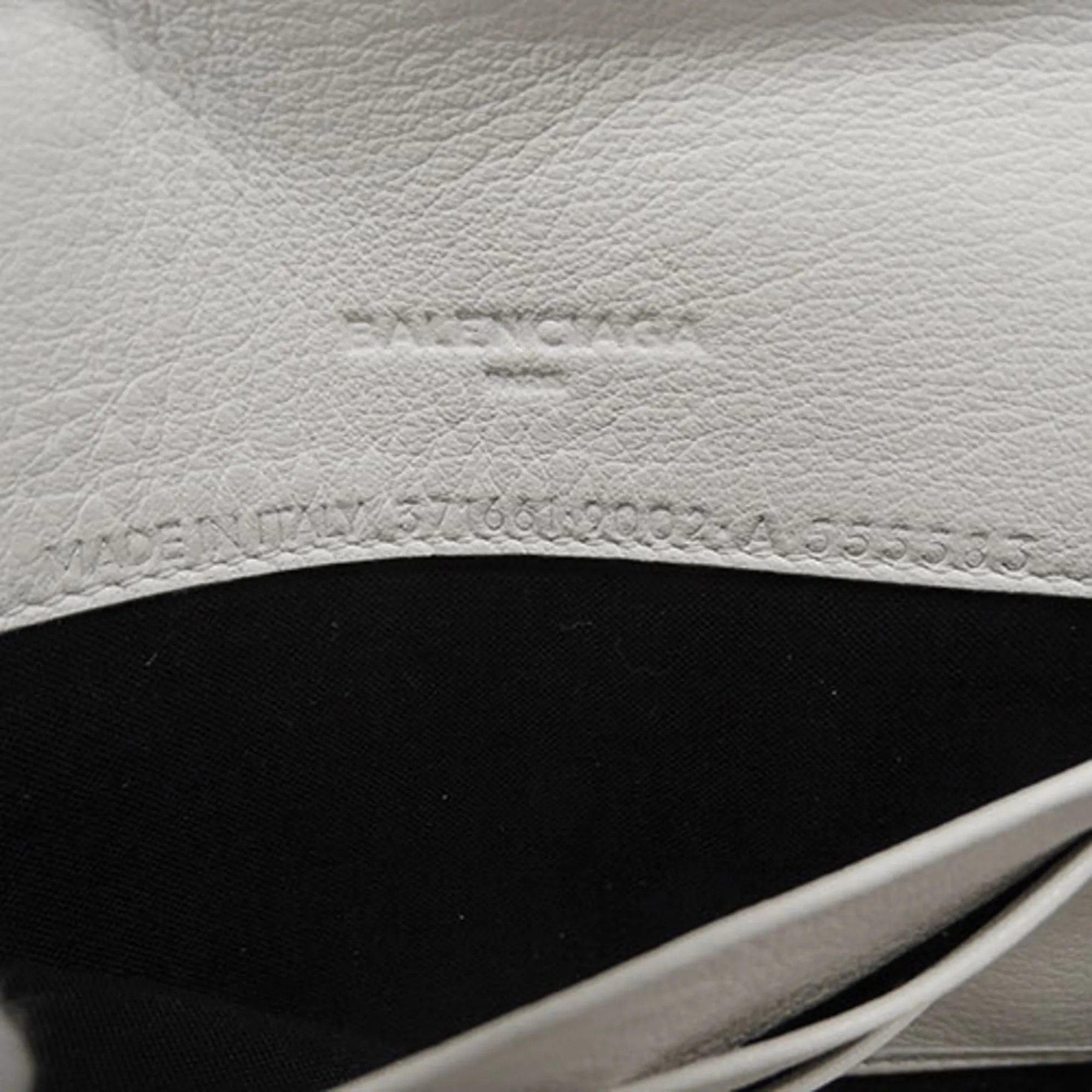 Balenciaga Papier White Leather Accessories