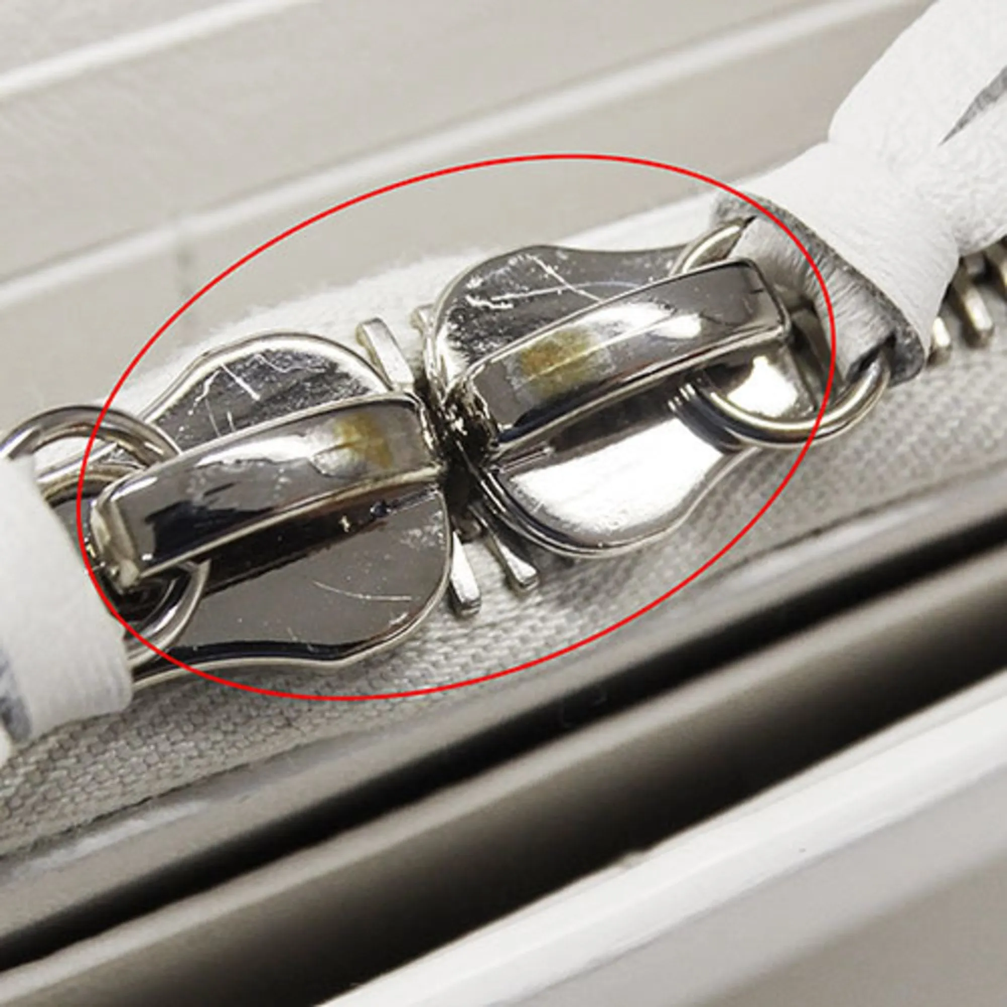 Balenciaga Papier White Leather Accessories