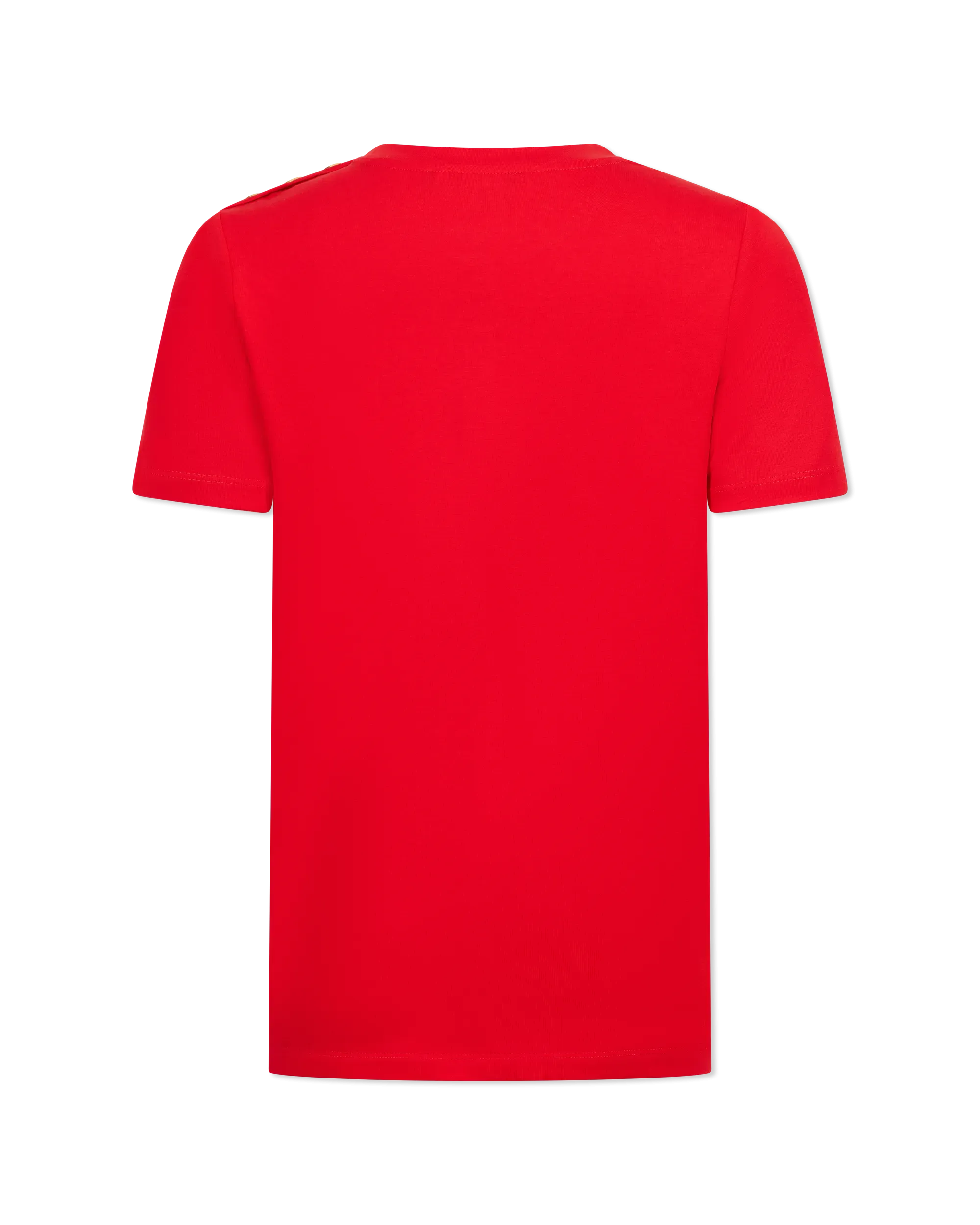 Balmain Paris Print 3 Button T-Shirt