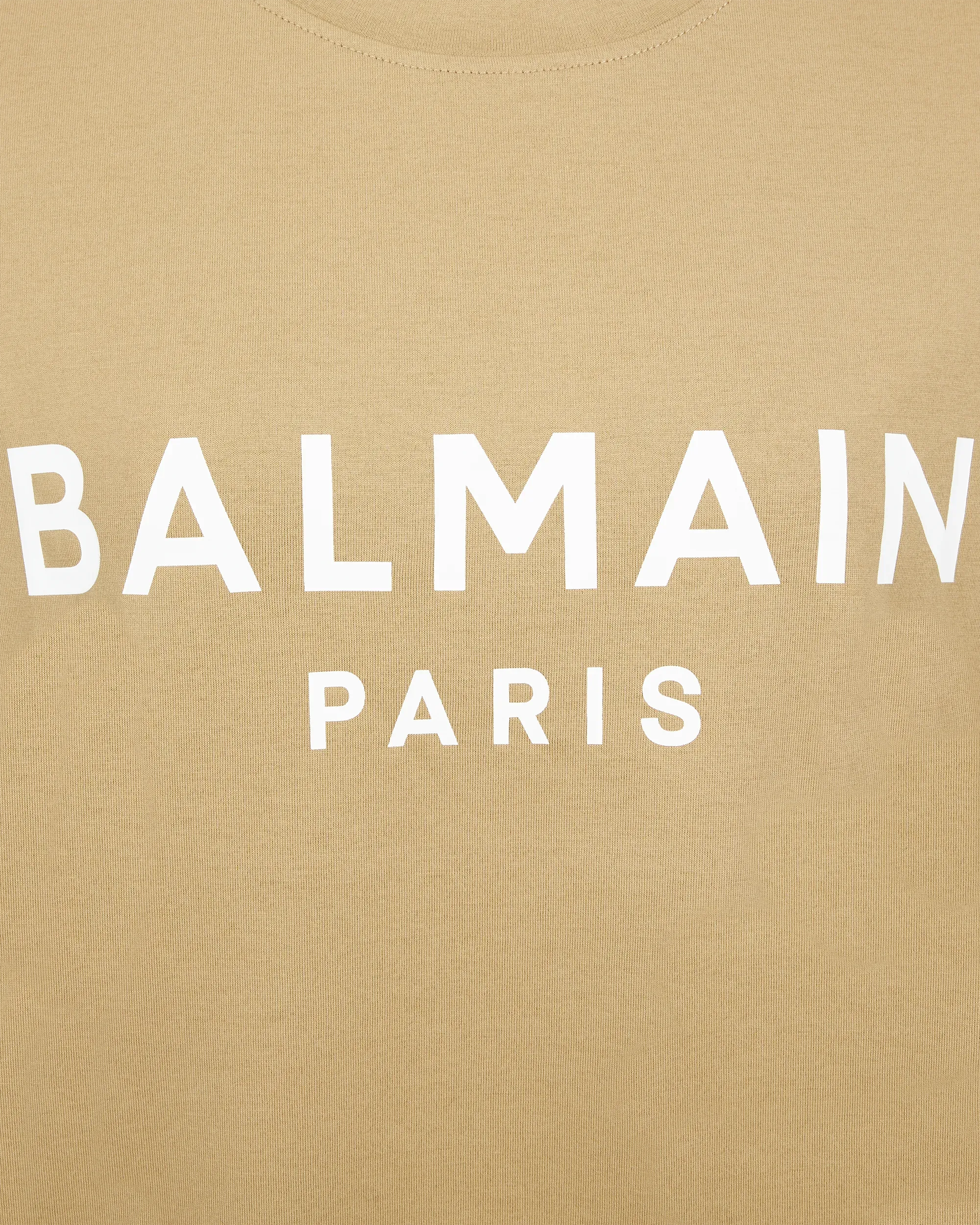 Balmain Paris Print 3 Button T-Shirt