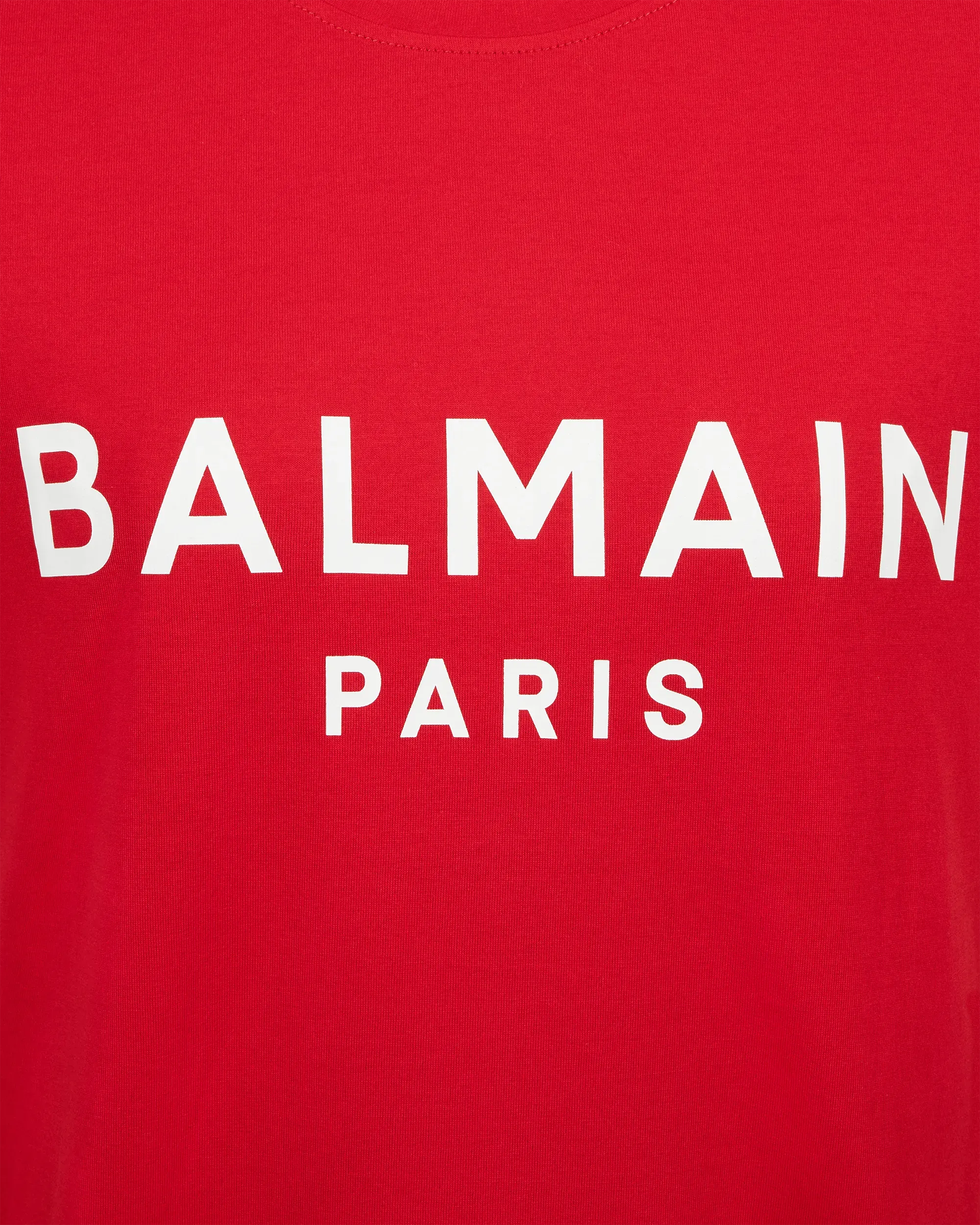 Balmain Paris Print 3 Button T-Shirt