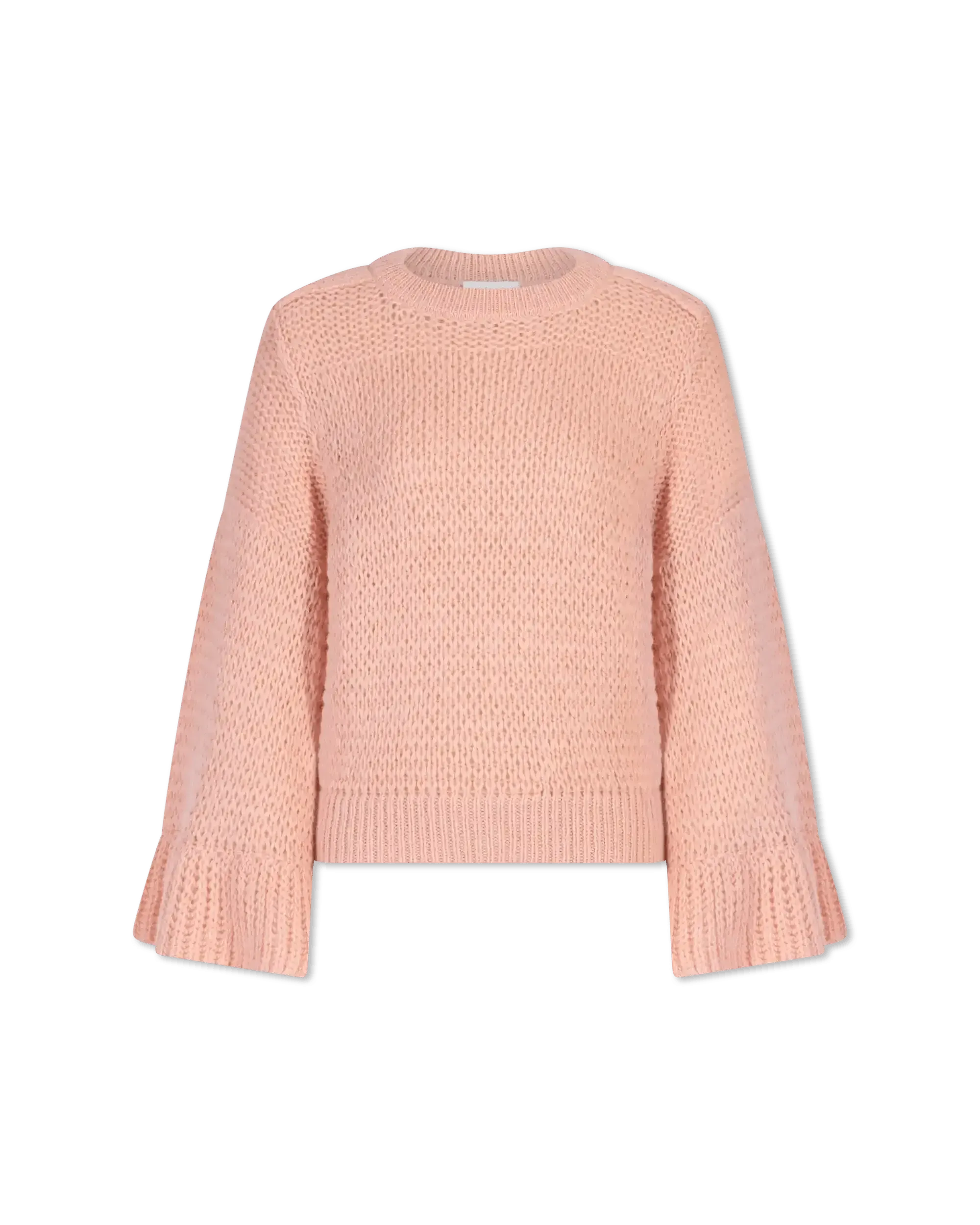 Bell Sleeved Cropped Sweater