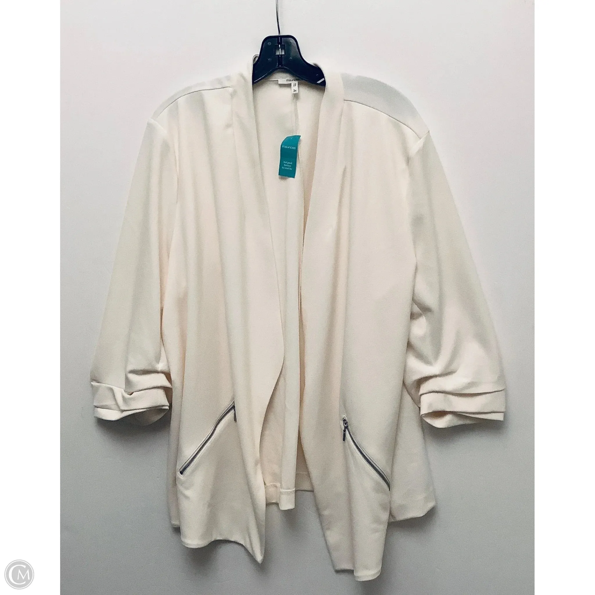 Blazer By Maurices In Cream. Size: 3x