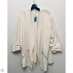 Blazer By Maurices In Cream. Size: 3x