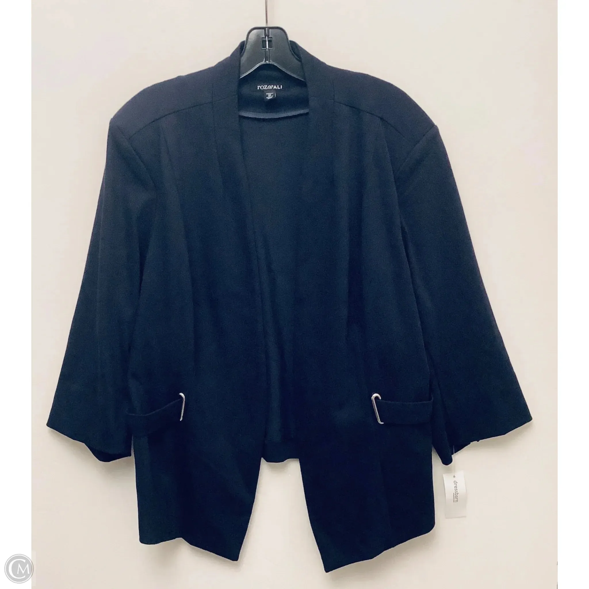 Blazer By Roz And Ali In Navy. Size: 3x