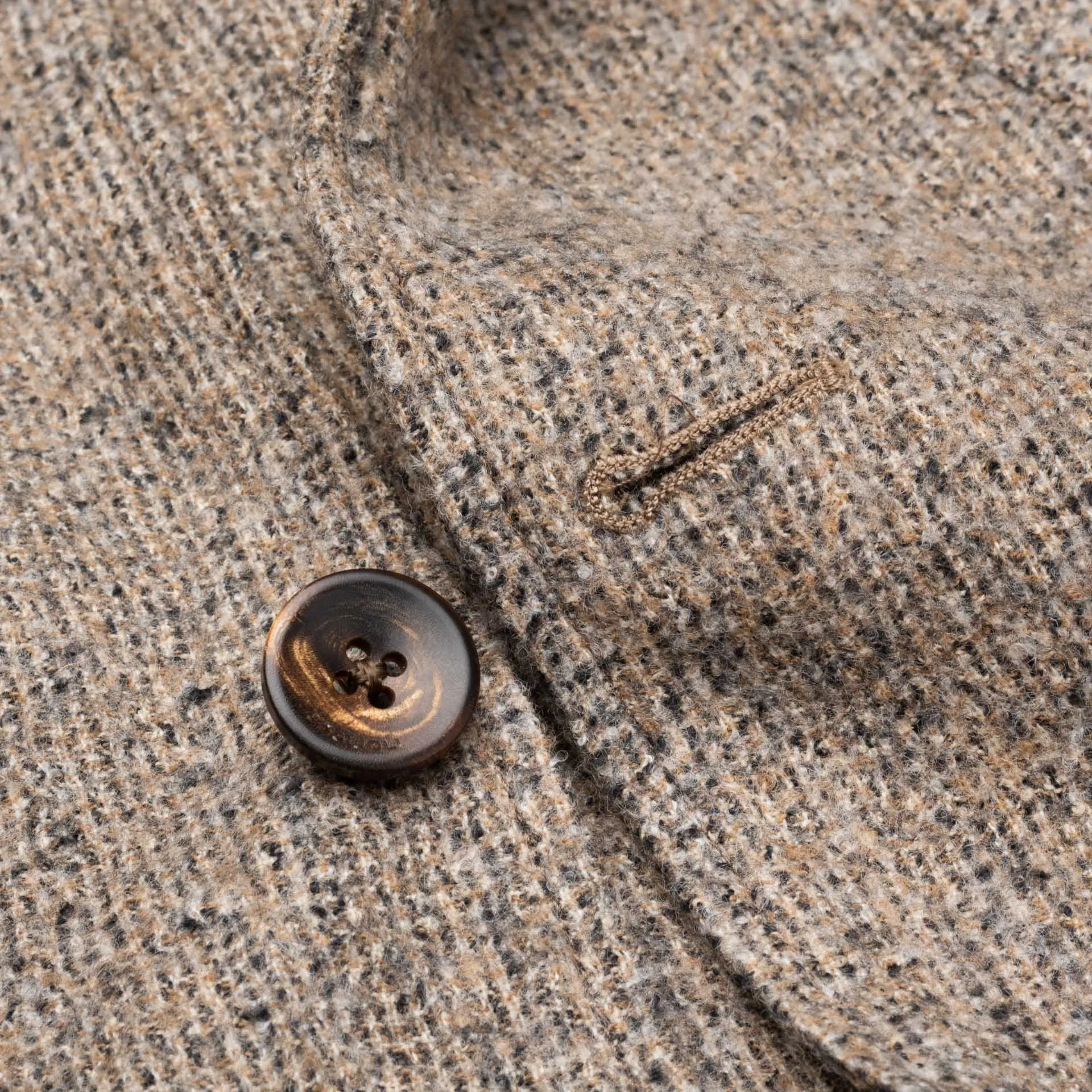 BOGLIOLI Milano 68 Khaki Tweed Wool Unconstructed Jacket EU 50 NEW US 40