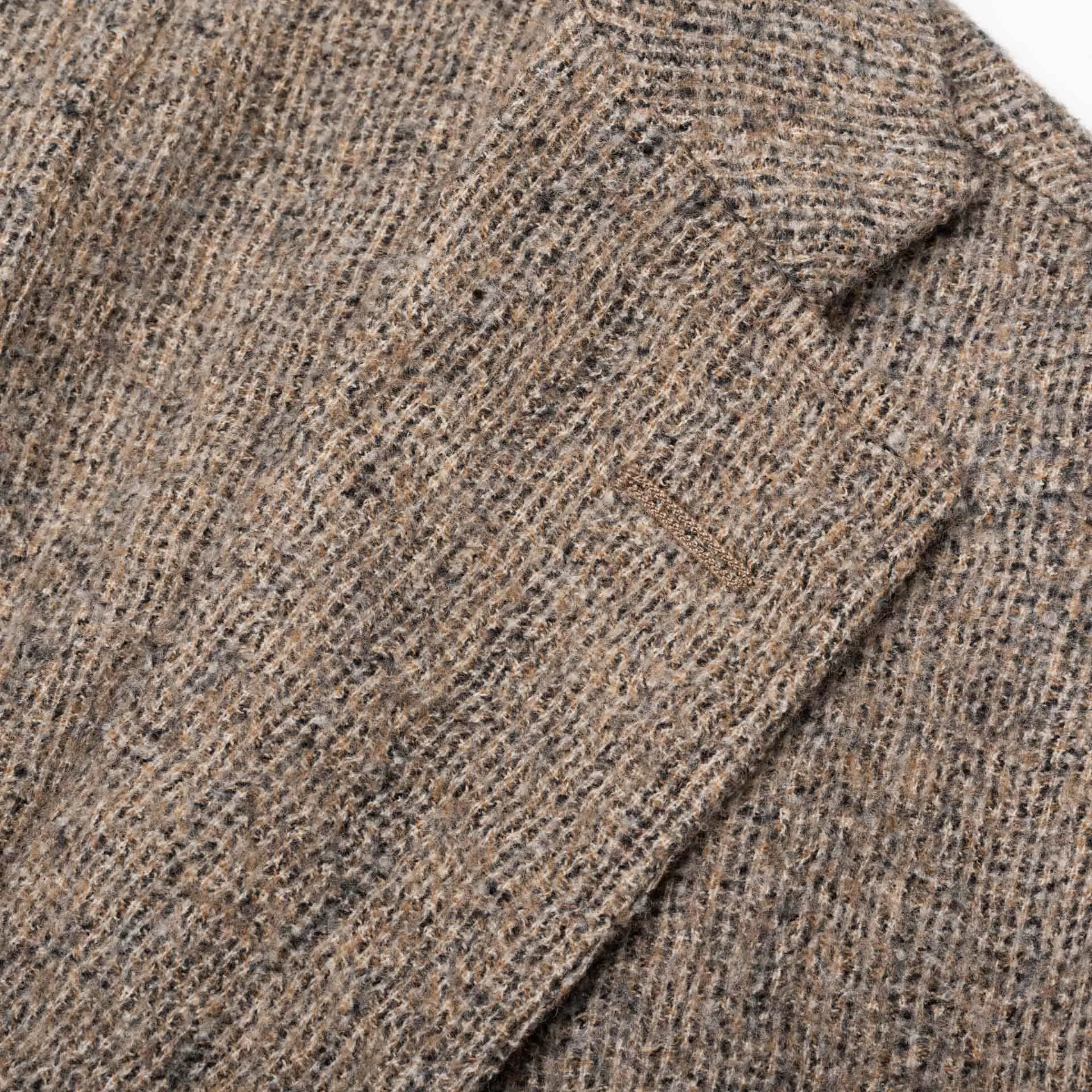 BOGLIOLI Milano 68 Khaki Tweed Wool Unconstructed Jacket EU 50 NEW US 40