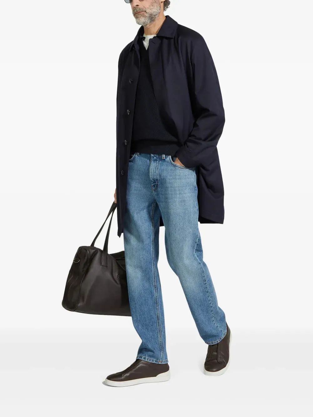 Button-Up Raincoat