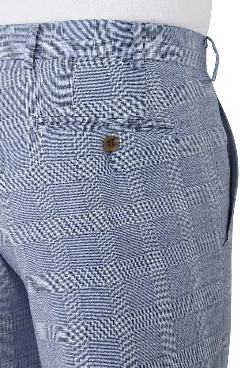 Cambridge - Morse/Interceptor Suit - Light Blue Check