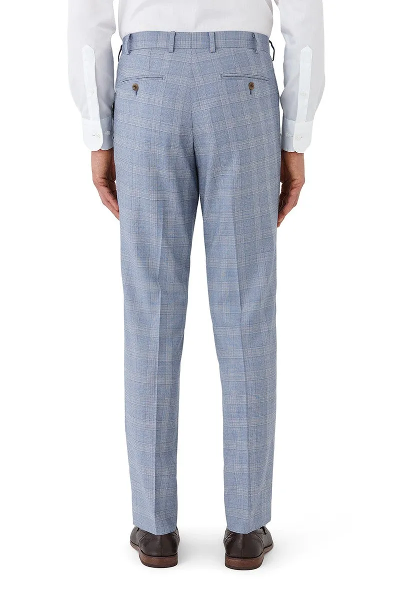 Cambridge - Morse/Interceptor Suit - Light Blue Check