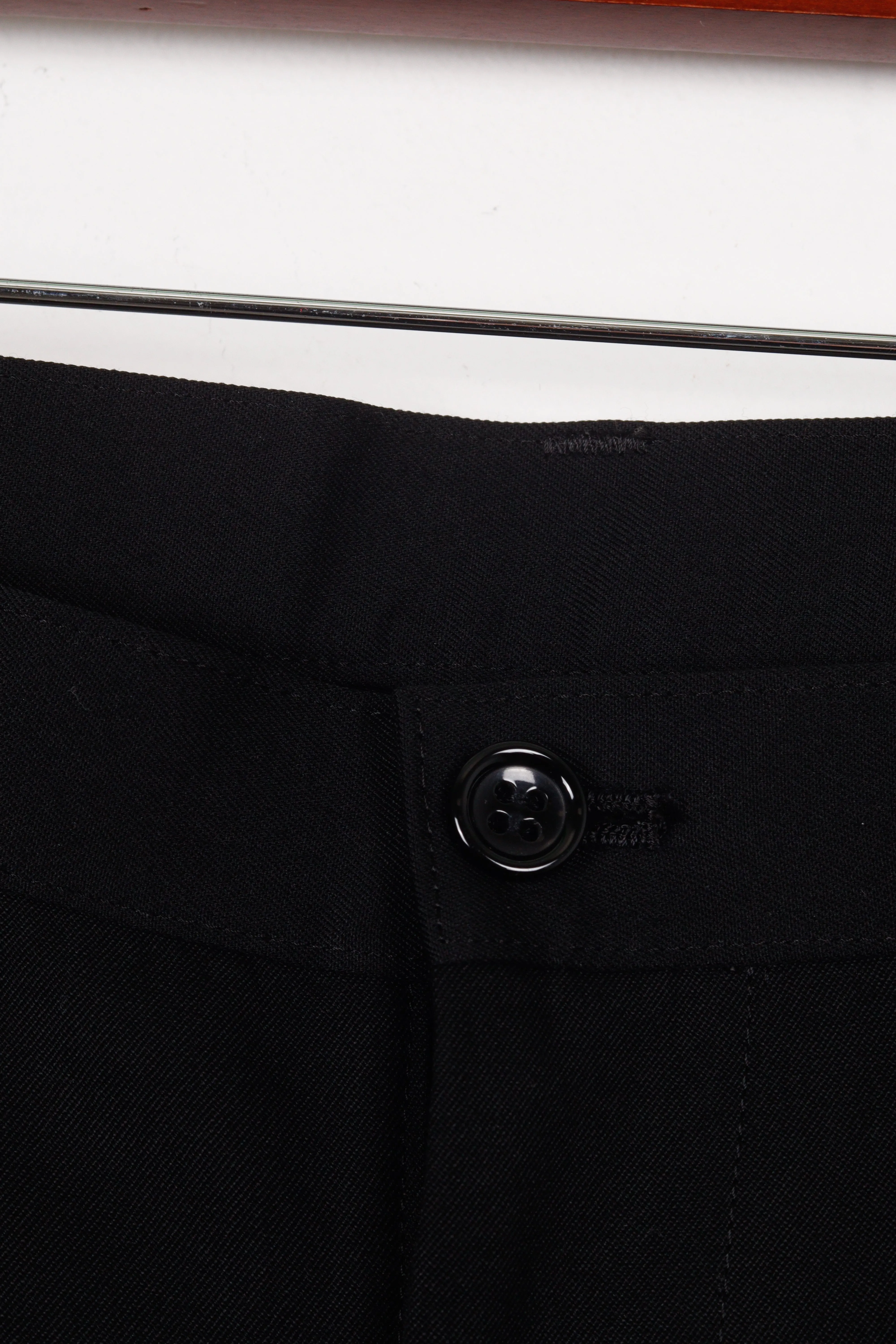 Comme des Garons Tricot FW11 'Pleated Wool' Trousers Black (2011)