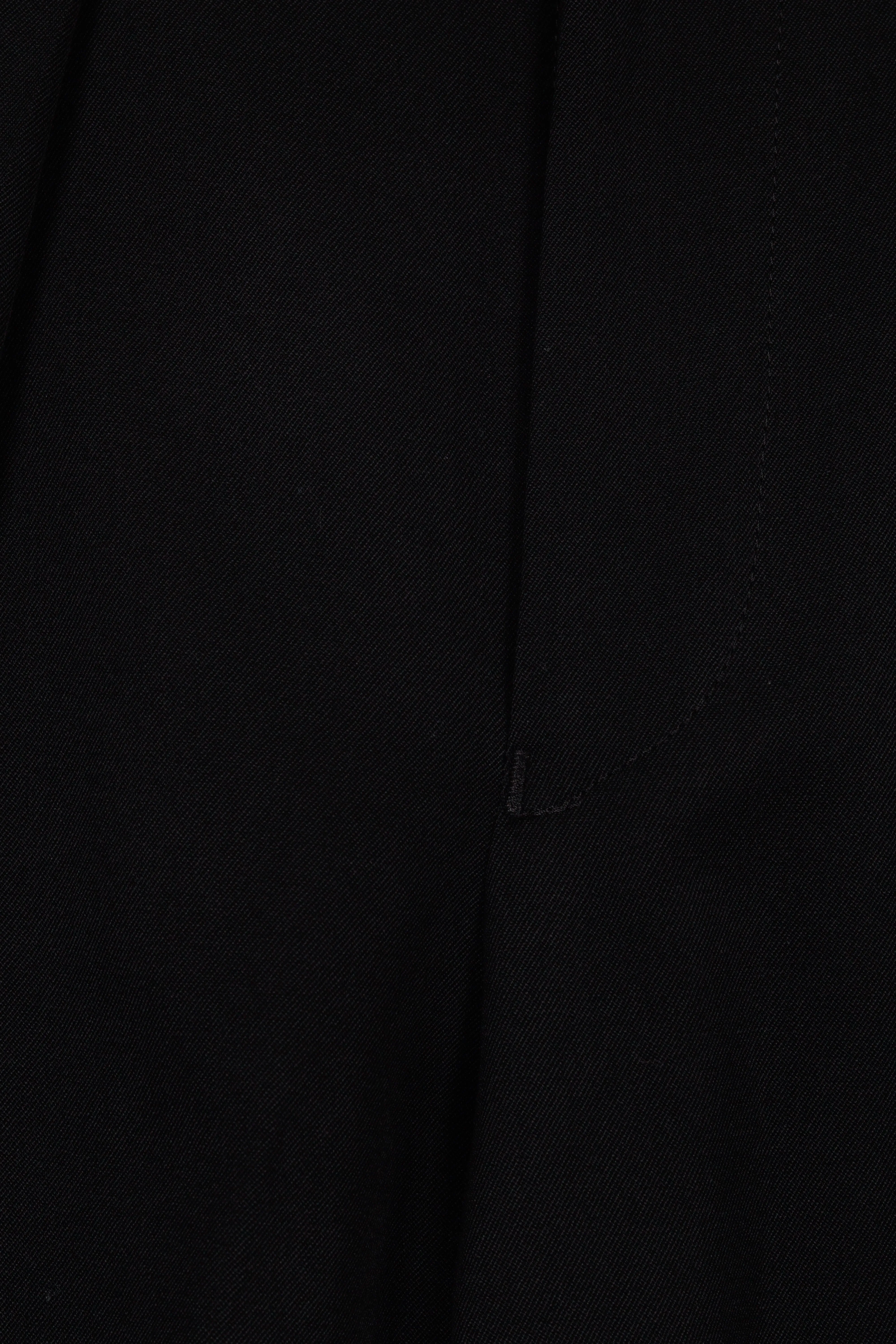 Comme des Garons Tricot FW11 'Pleated Wool' Trousers Black (2011)