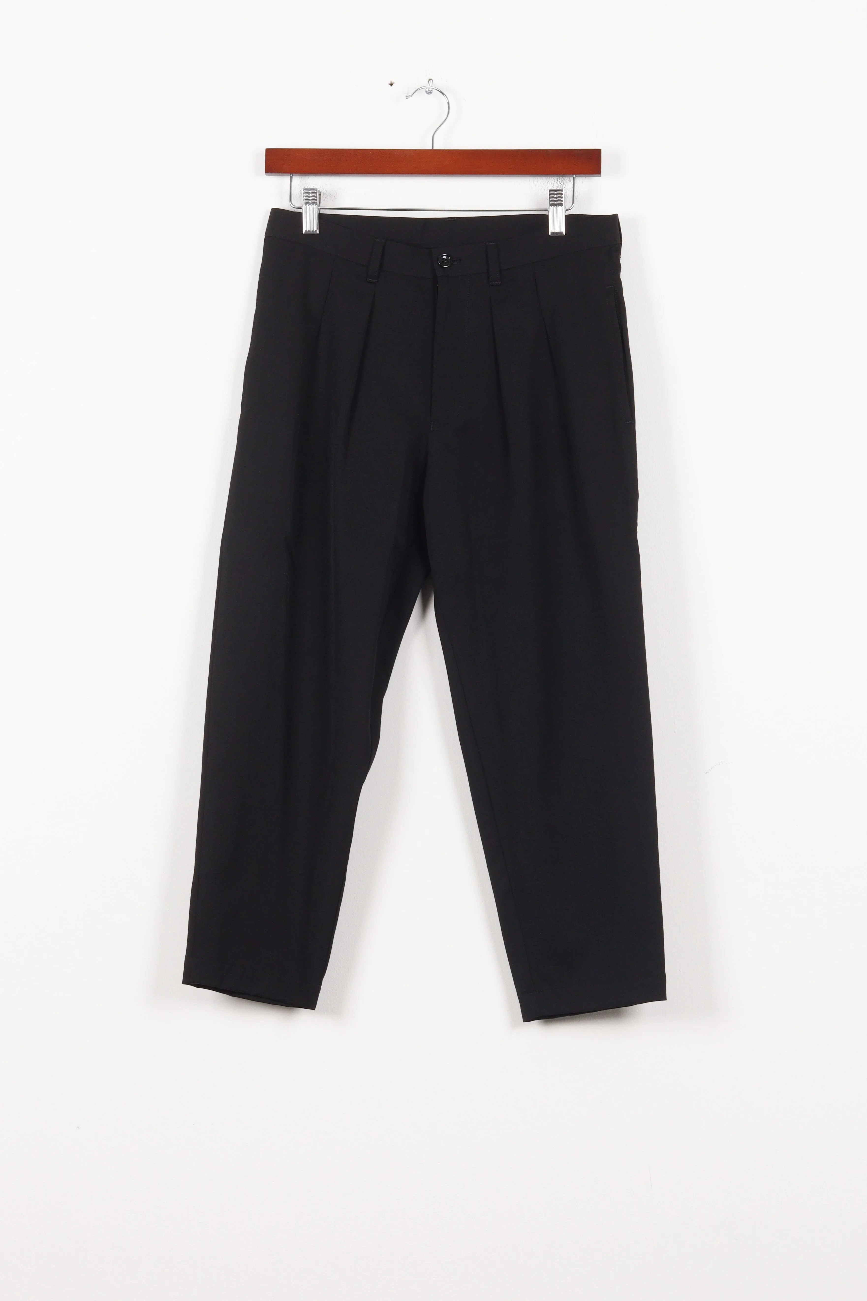 Comme des Garons Tricot FW11 'Pleated Wool' Trousers Black (2011)