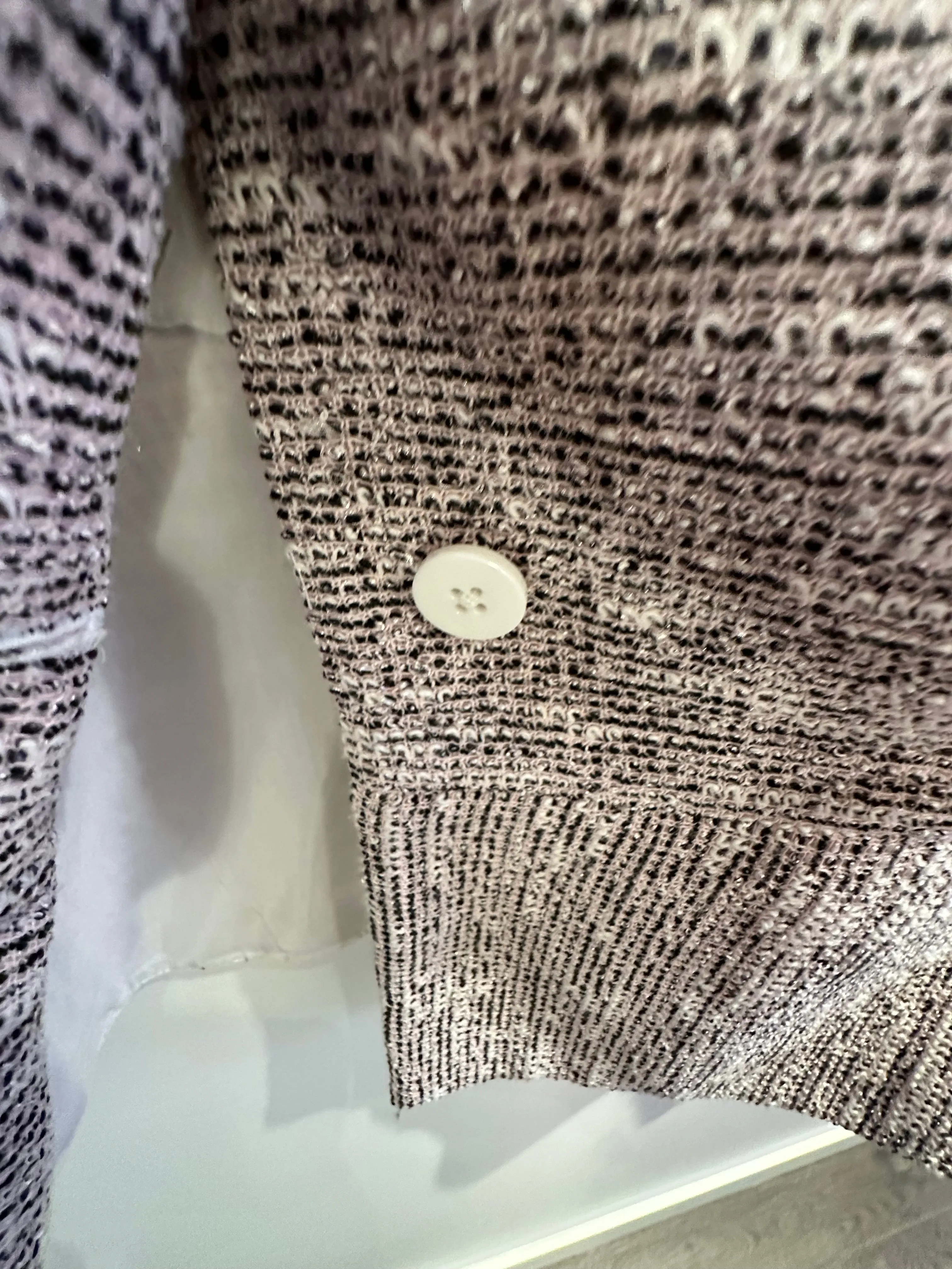 Donna Karen New York Tweed Peplum Blazer Sz 12
