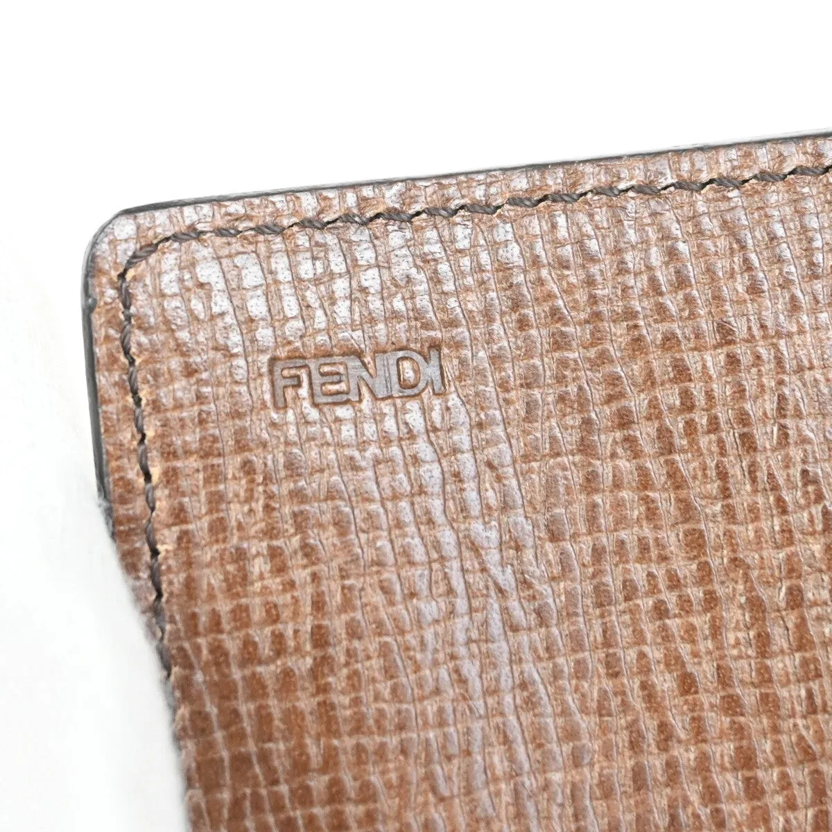 Fendi FF Brown Canvas Accessories