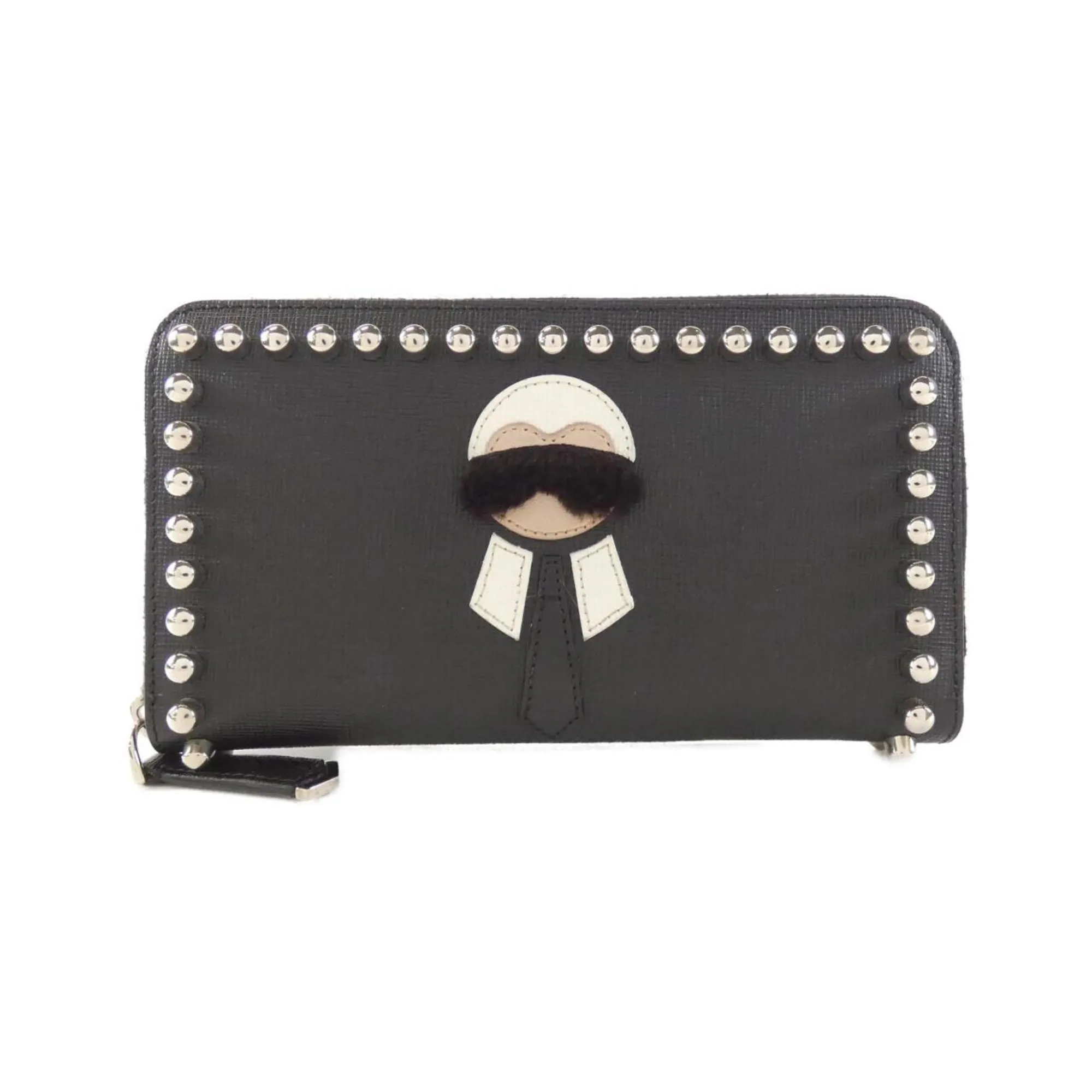 Fendi Karlito Brown Leather Accessories