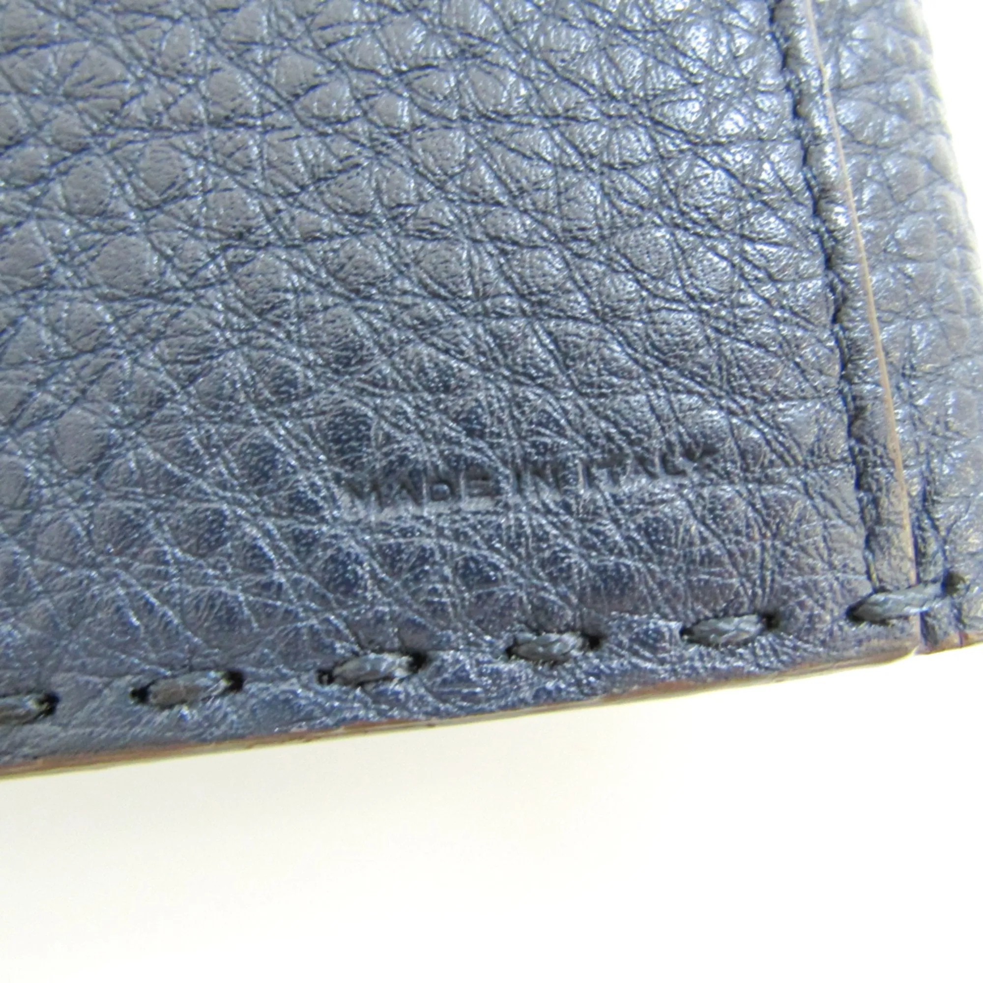 Fendi Selleria Navy Leather Accessories