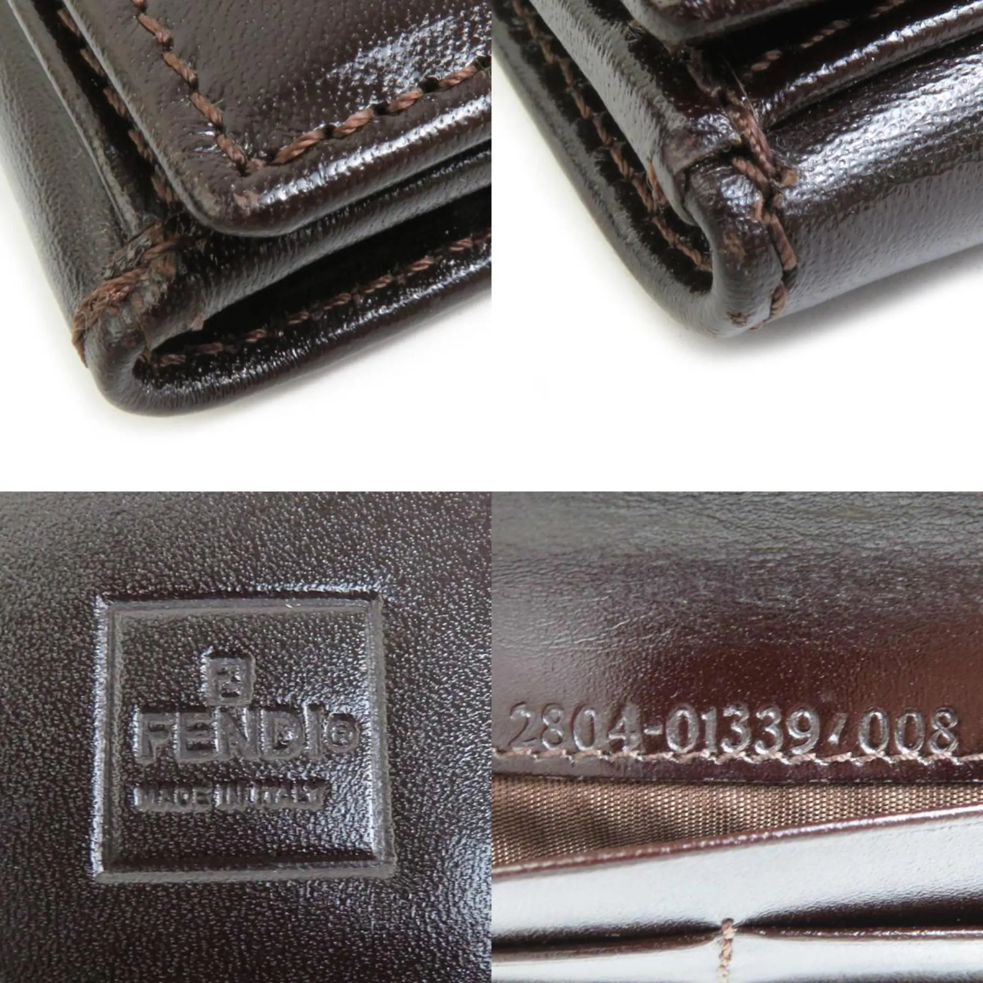 Fendi Zucca Brown Canvas Accessories