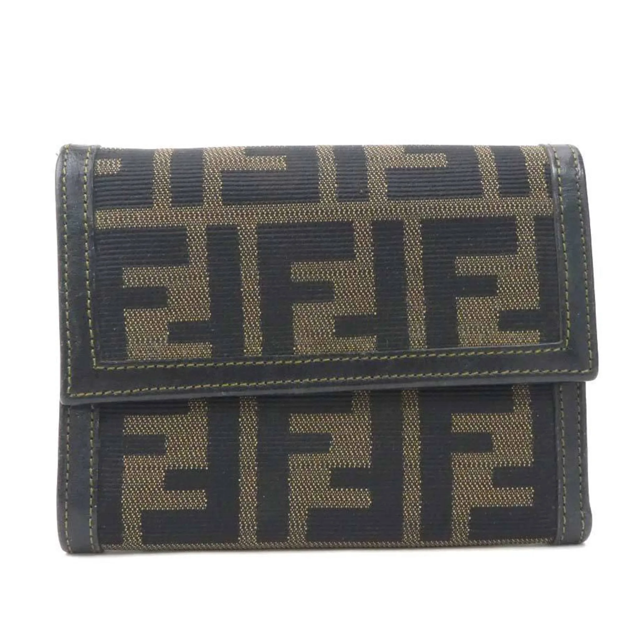 Fendi Zucca Brown Canvas Accessories
